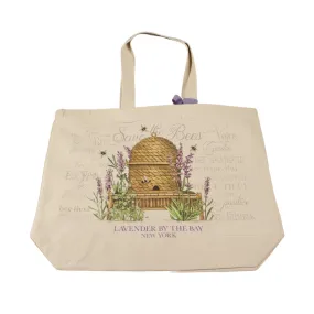 Canvas Tote Bag Lavender by the Bay