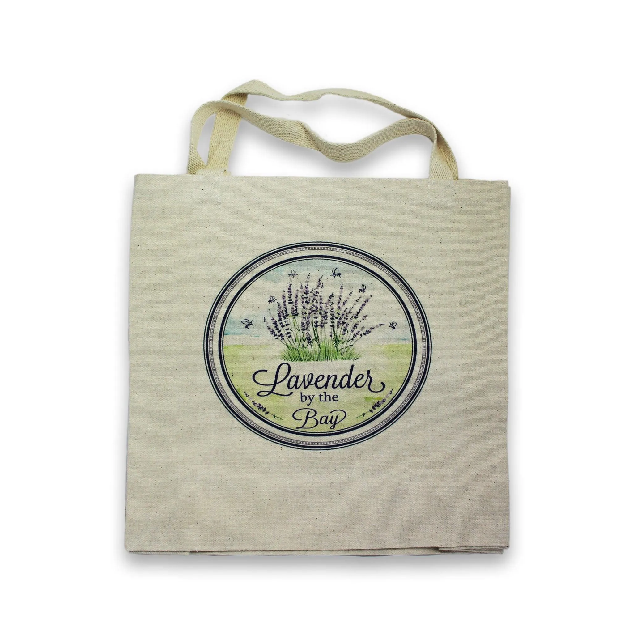 Canvas Tote Bag Lavender by the Bay