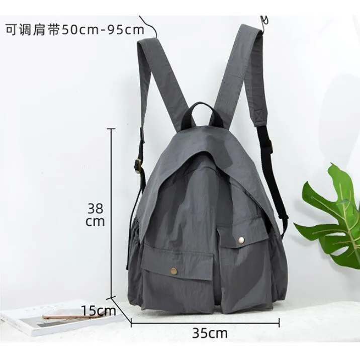 Casual Cotton Simple Women Travel BackPack Shoulder Bag