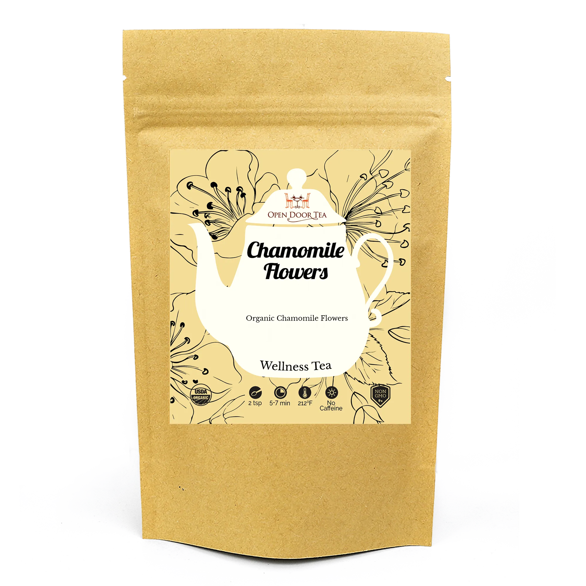 Chamomile Flowers by Open Door Tea CT