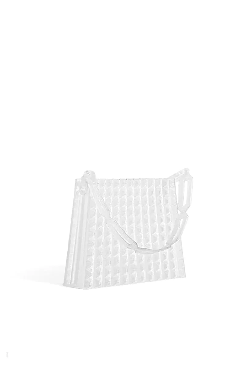 CLEAR PRISM TOP HANDLE BAG