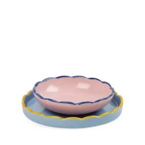 Cleo Trinket Dish - 2 Piece - Blue