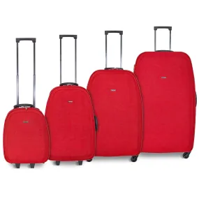 Club Class 600D EVA Suitcase - Red