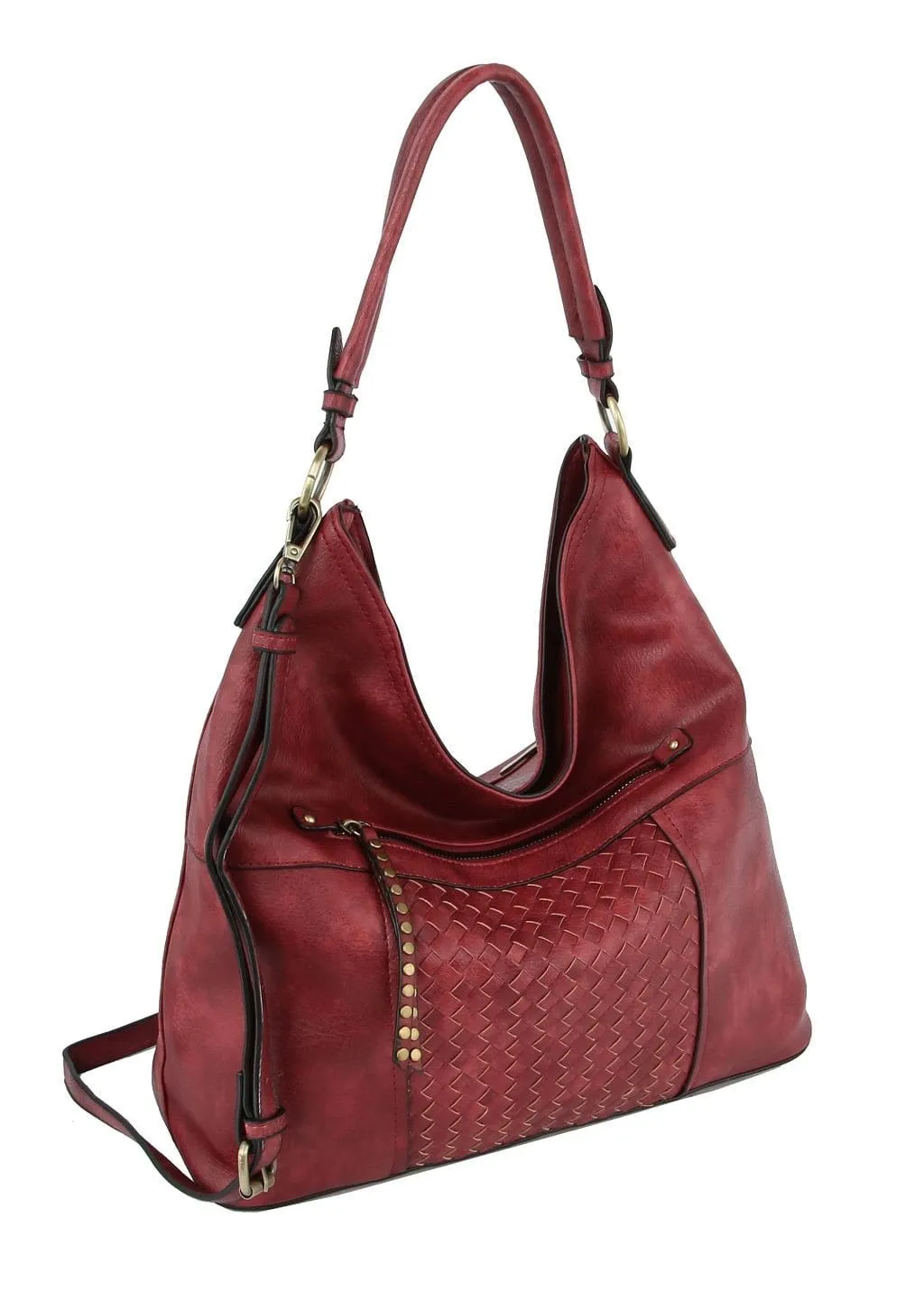 CMS025 Vintage Woven 2-in-1 Shoulder Bag Hobo