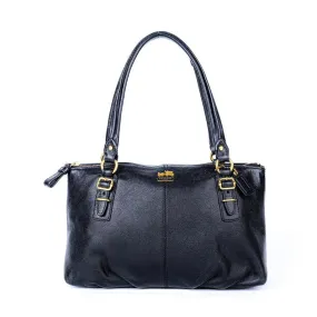 Coach Pebble Tote Bags Leather Black Colour For Women