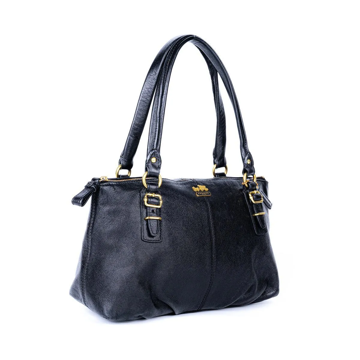 Coach Pebble Tote Bags Leather Black Colour For Women