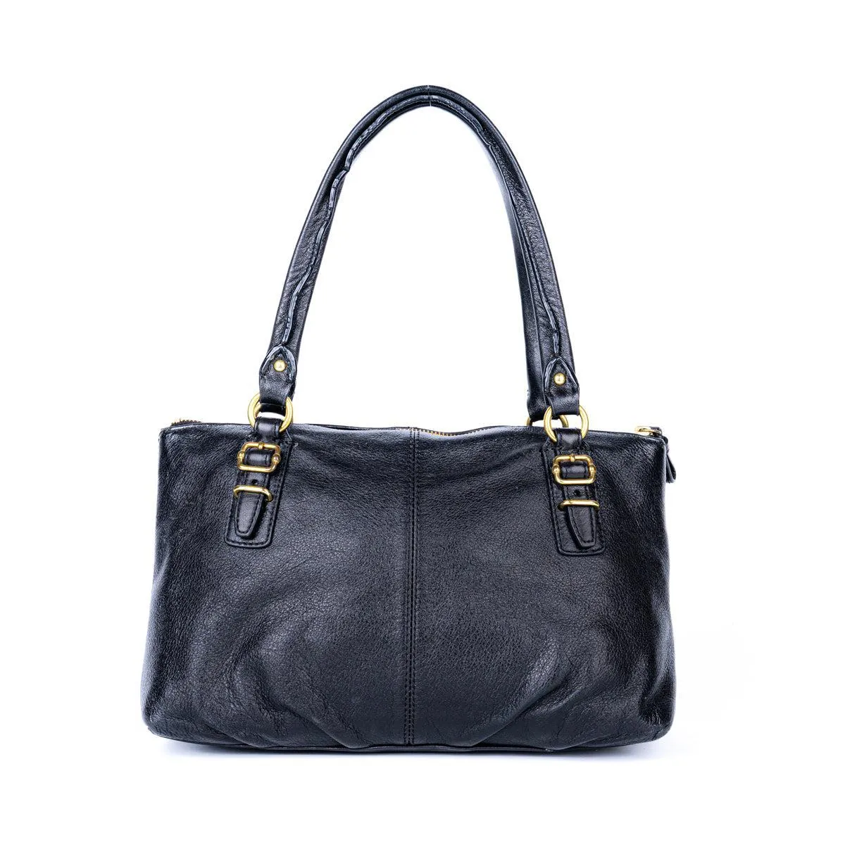 Coach Pebble Tote Bags Leather Black Colour For Women