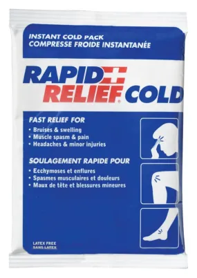 Cold Therapy - Safecross Rapid Relief® Instant Cold Pack Single Use, 14190