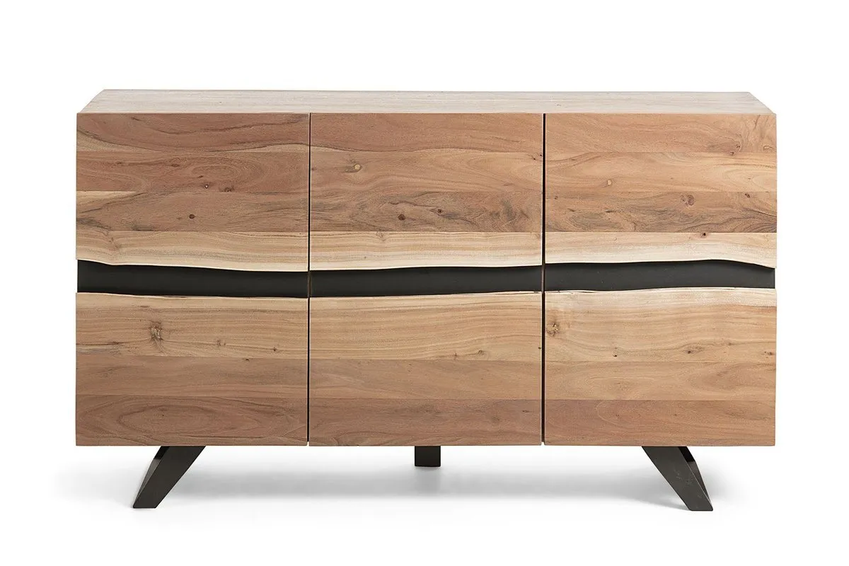 Como Irvin Unique Natural Wood Boardroom Credenza