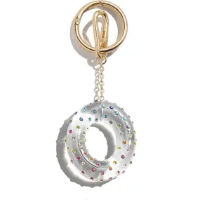 Confetti Initial Bag Charm - O