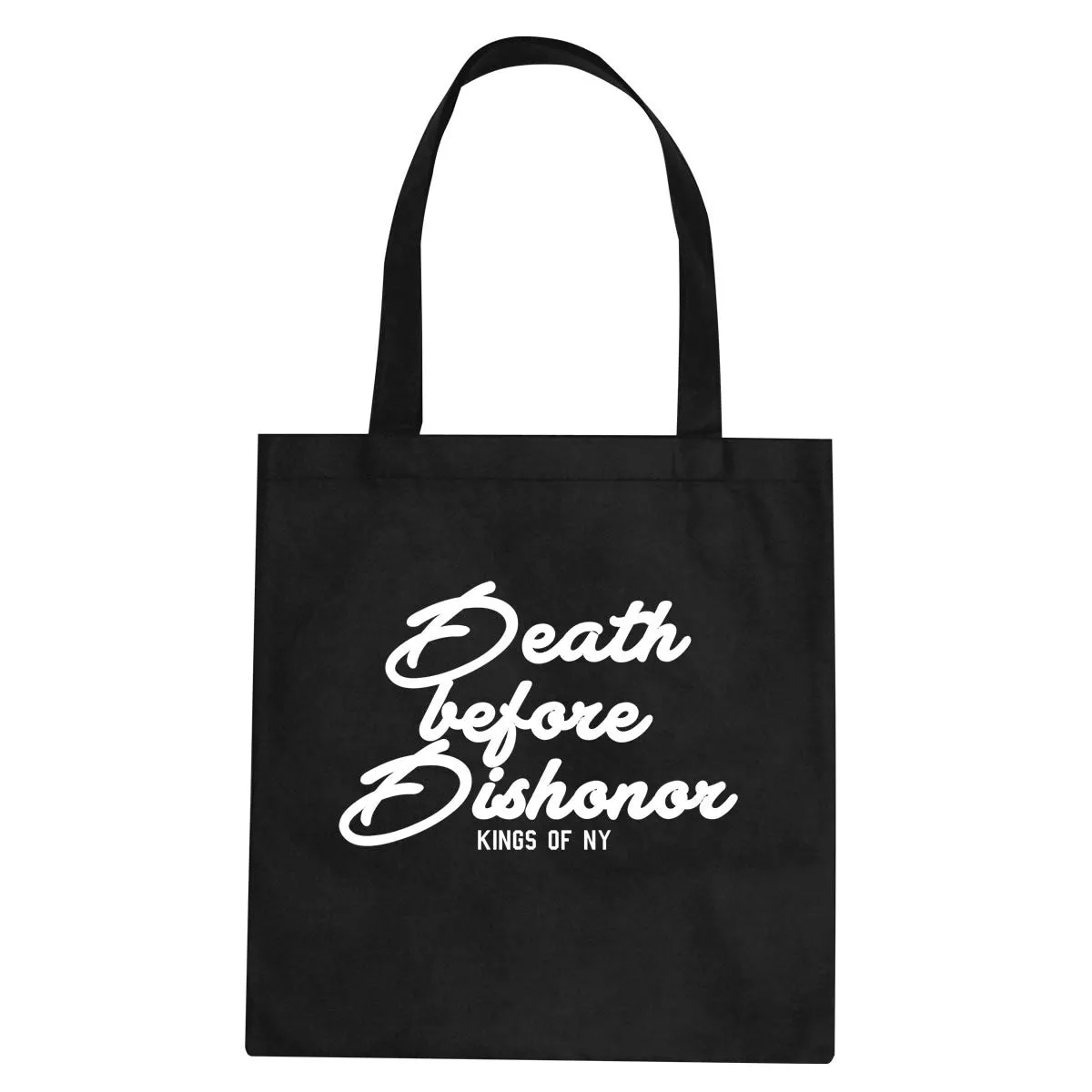 Death Before Dishonor Skulls Tote Bag