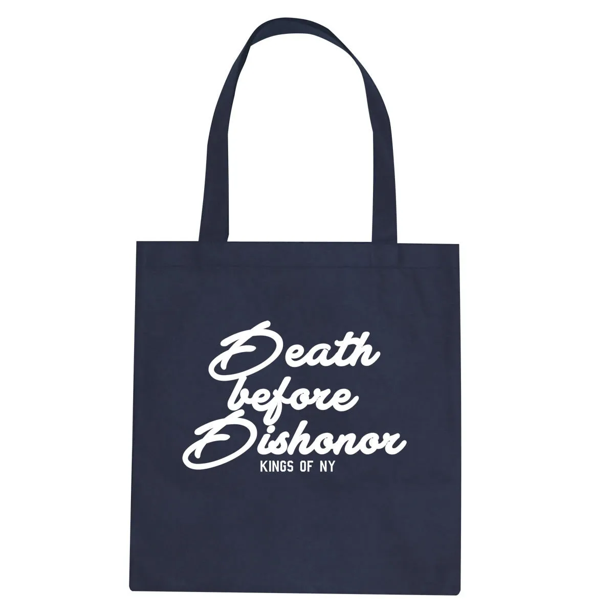 Death Before Dishonor Skulls Tote Bag