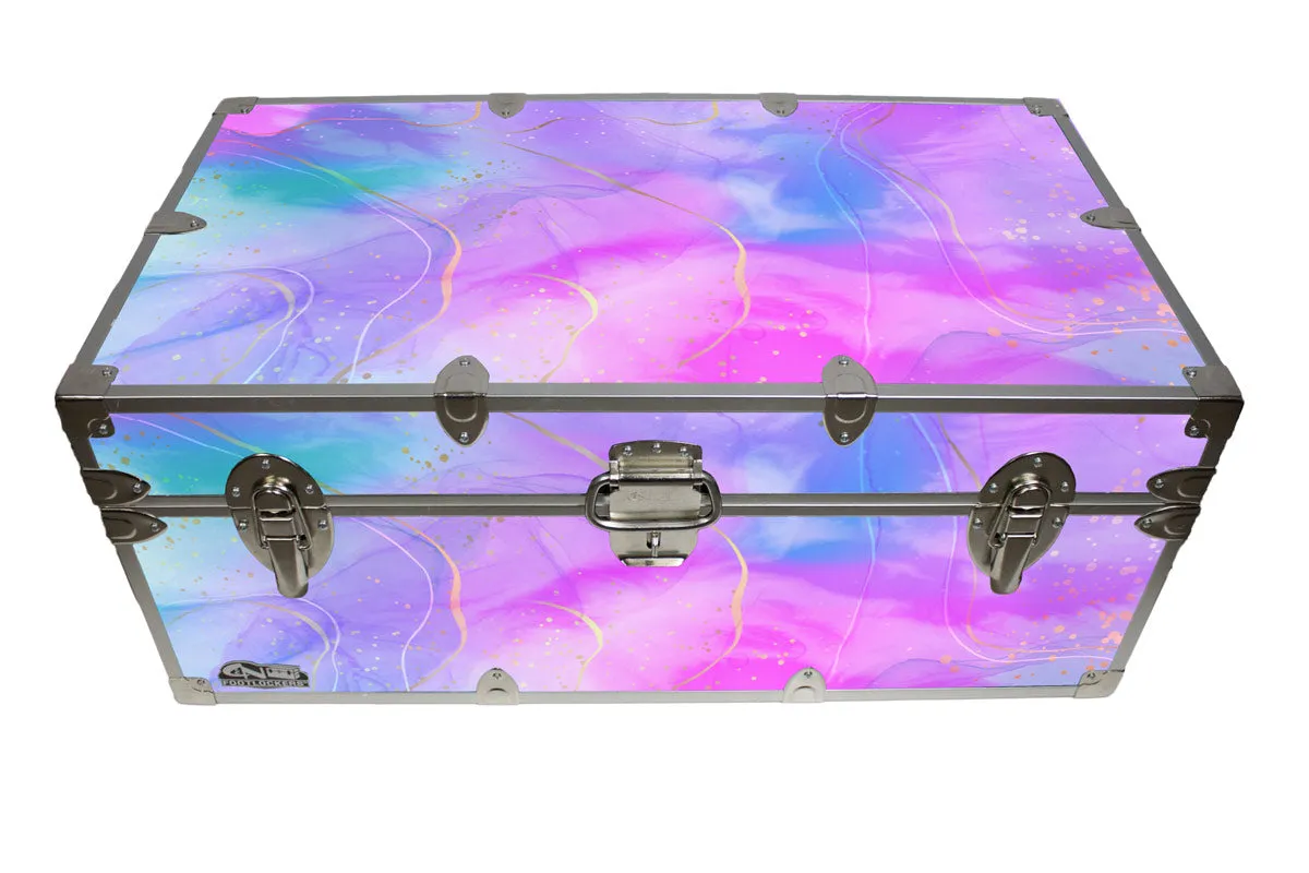 Designer Trunk - Pastel Ribbons - 32x18x13.5"