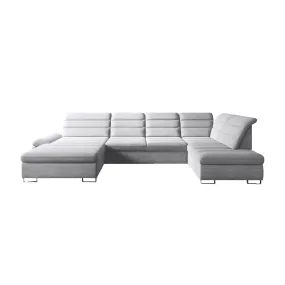 DONATELLA XL  145" x 84" x 74.5" Wide Sleeper Sectional with Storage