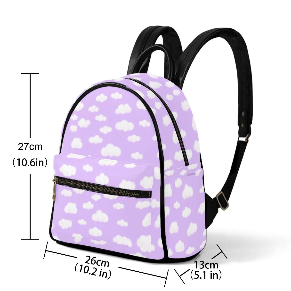 Dreamy Clouds Mini Backpack (Lilac)