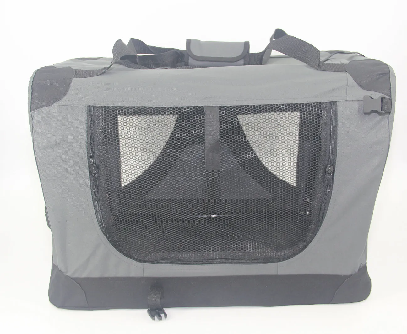 Durable Foldable Soft Dog Cat Crate with Mesh Panels - YES4PETS