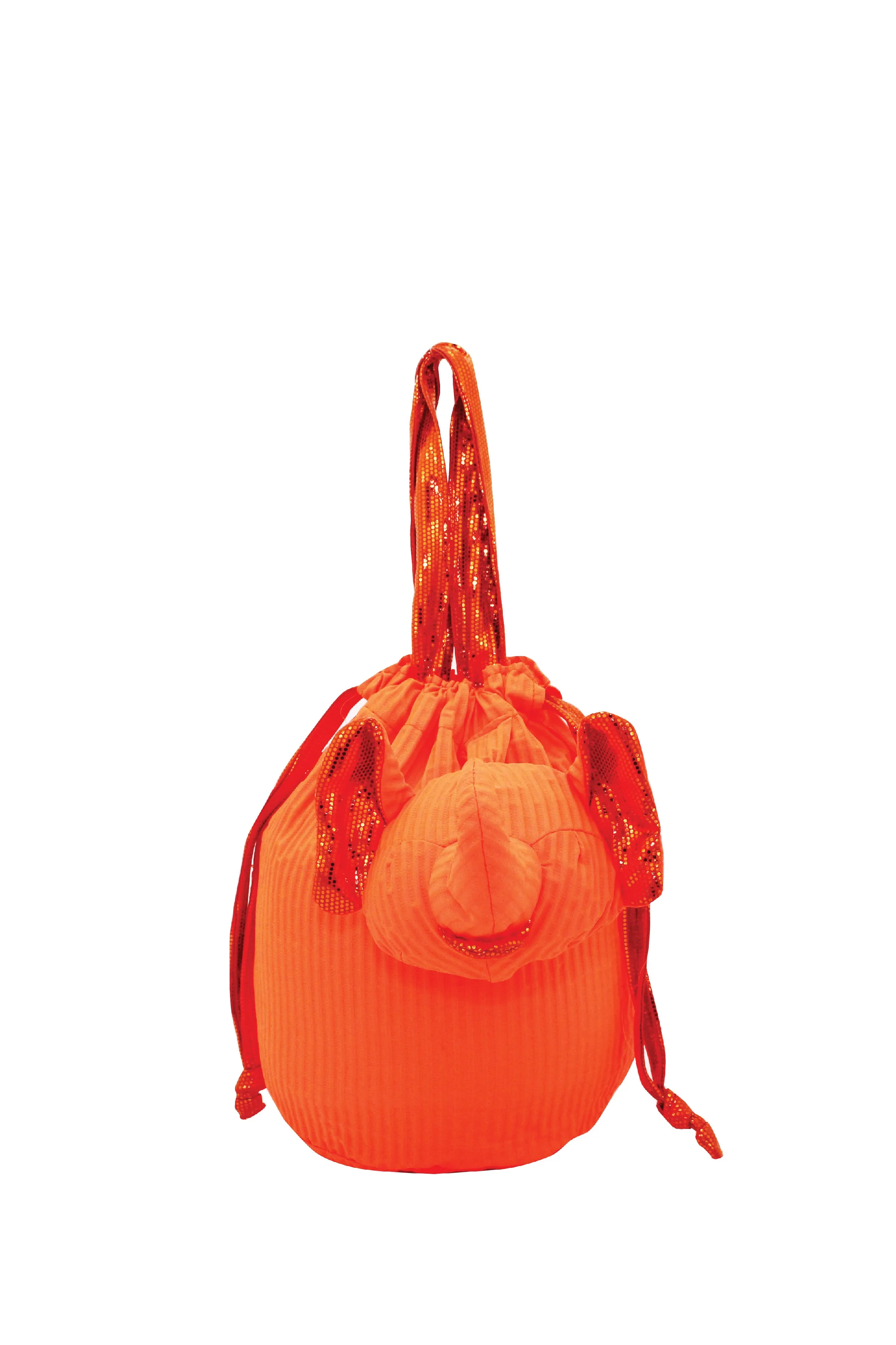 ELEPH FOLDABLE PLEAT - POUCH : Orange