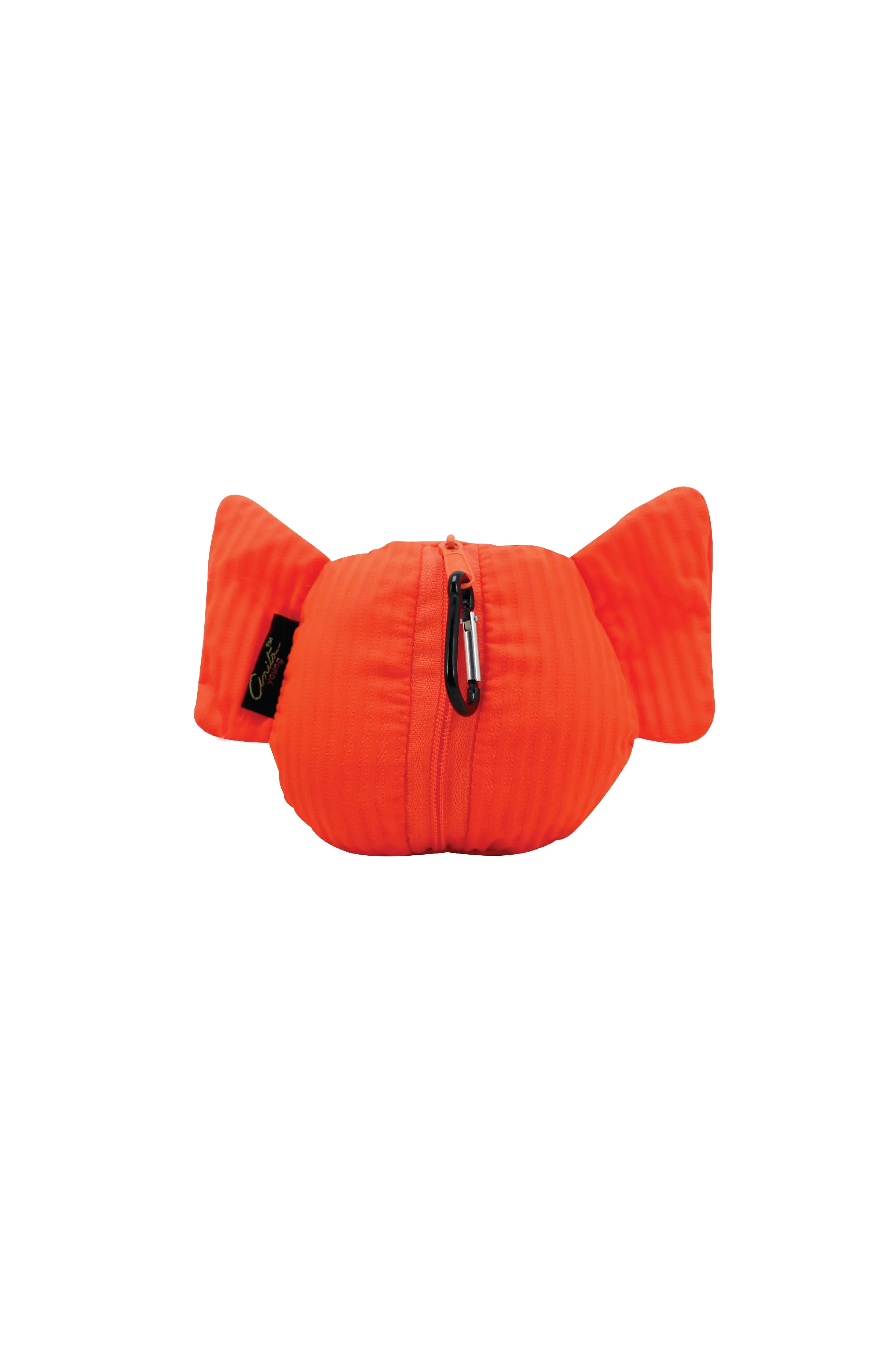 ELEPH FOLDABLE PLEAT - POUCH : Orange