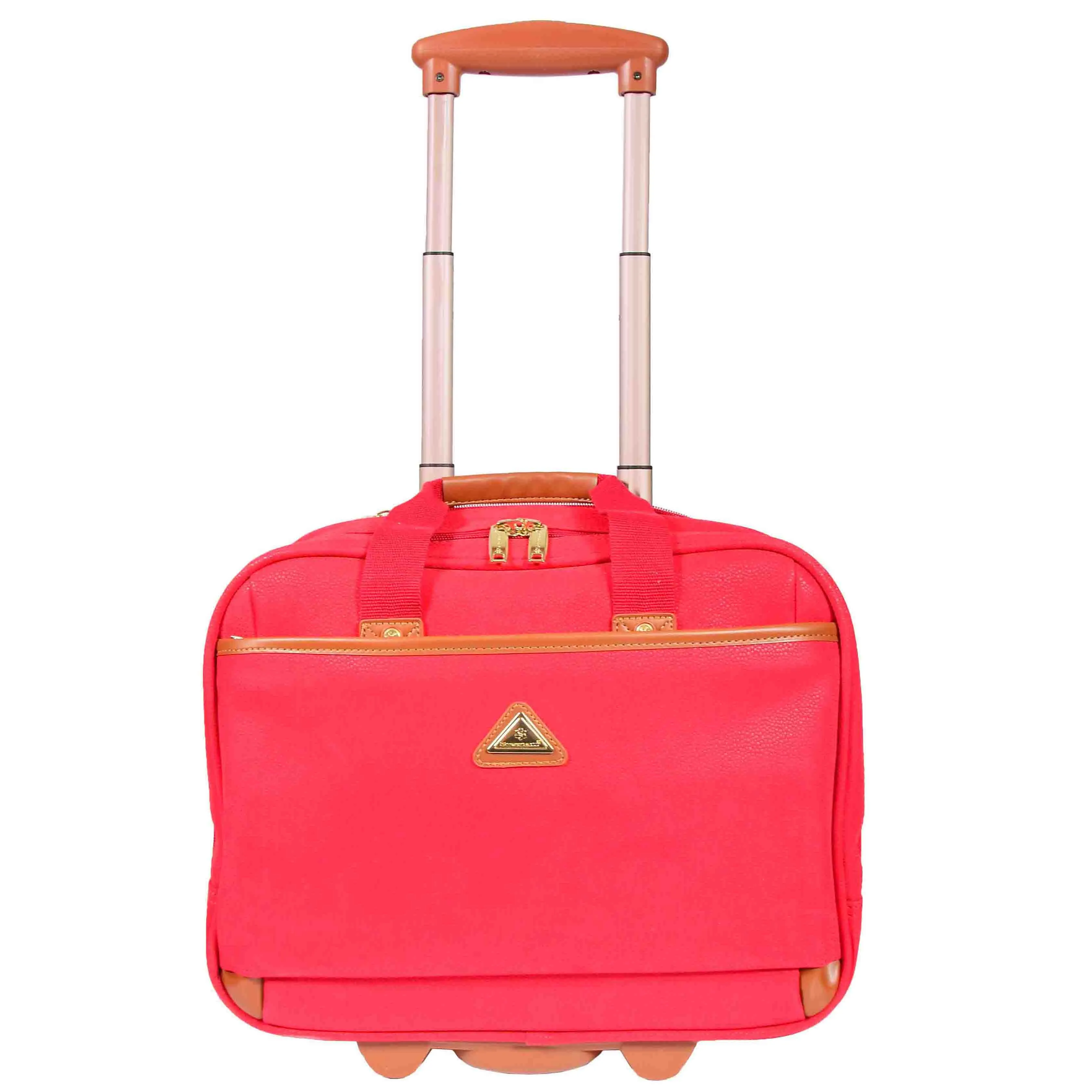 Executive Wheeled Laptop Pilot Case A04021 Red