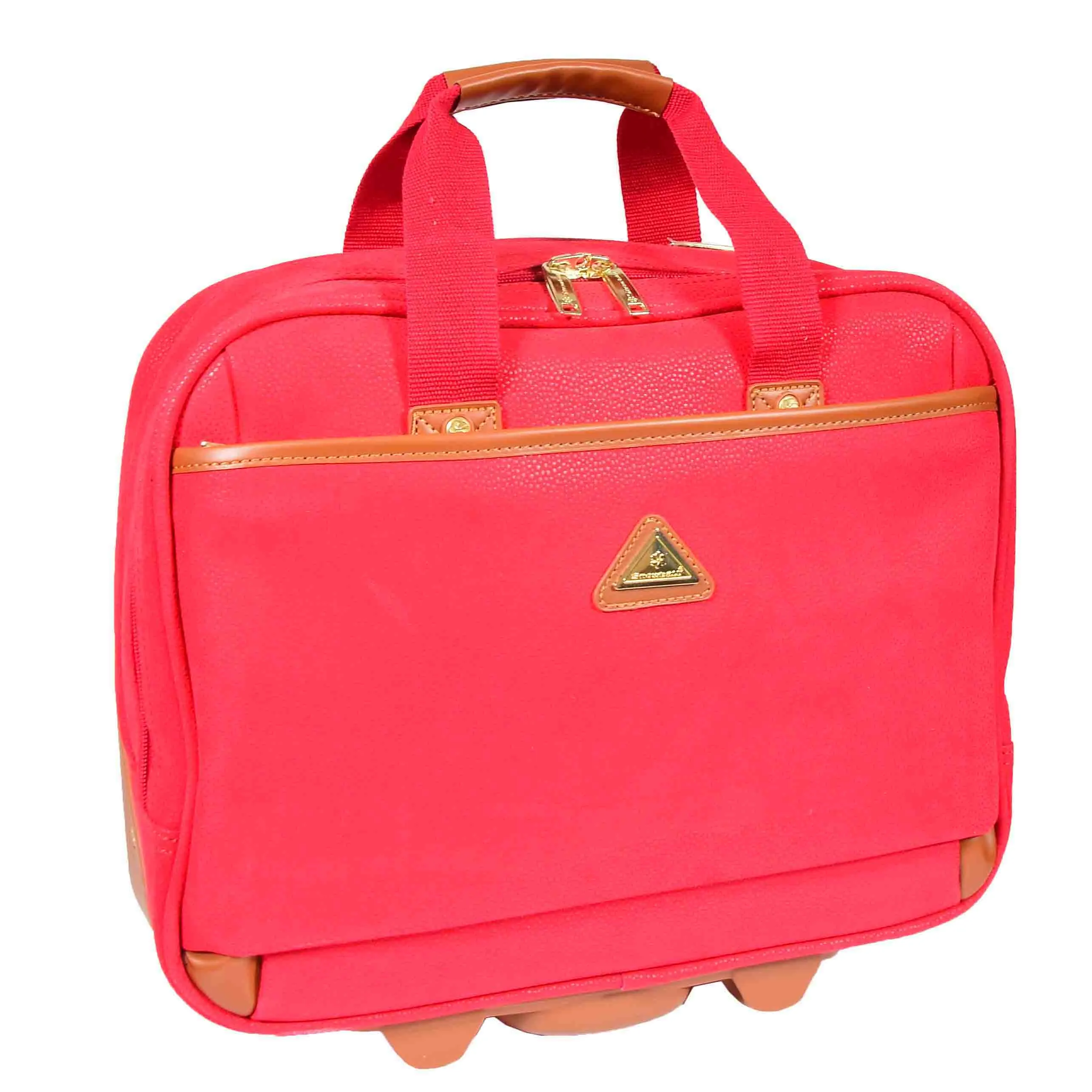 Executive Wheeled Laptop Pilot Case A04021 Red