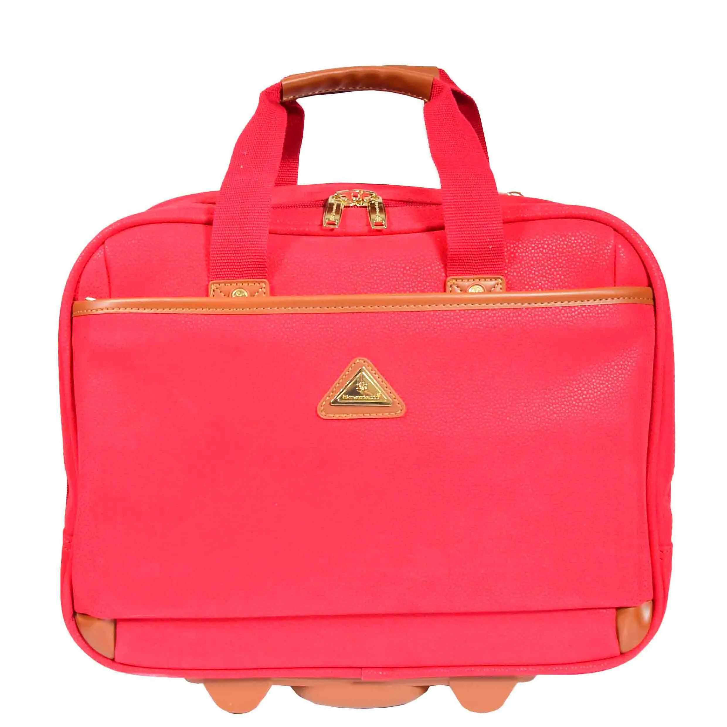 Executive Wheeled Laptop Pilot Case A04021 Red