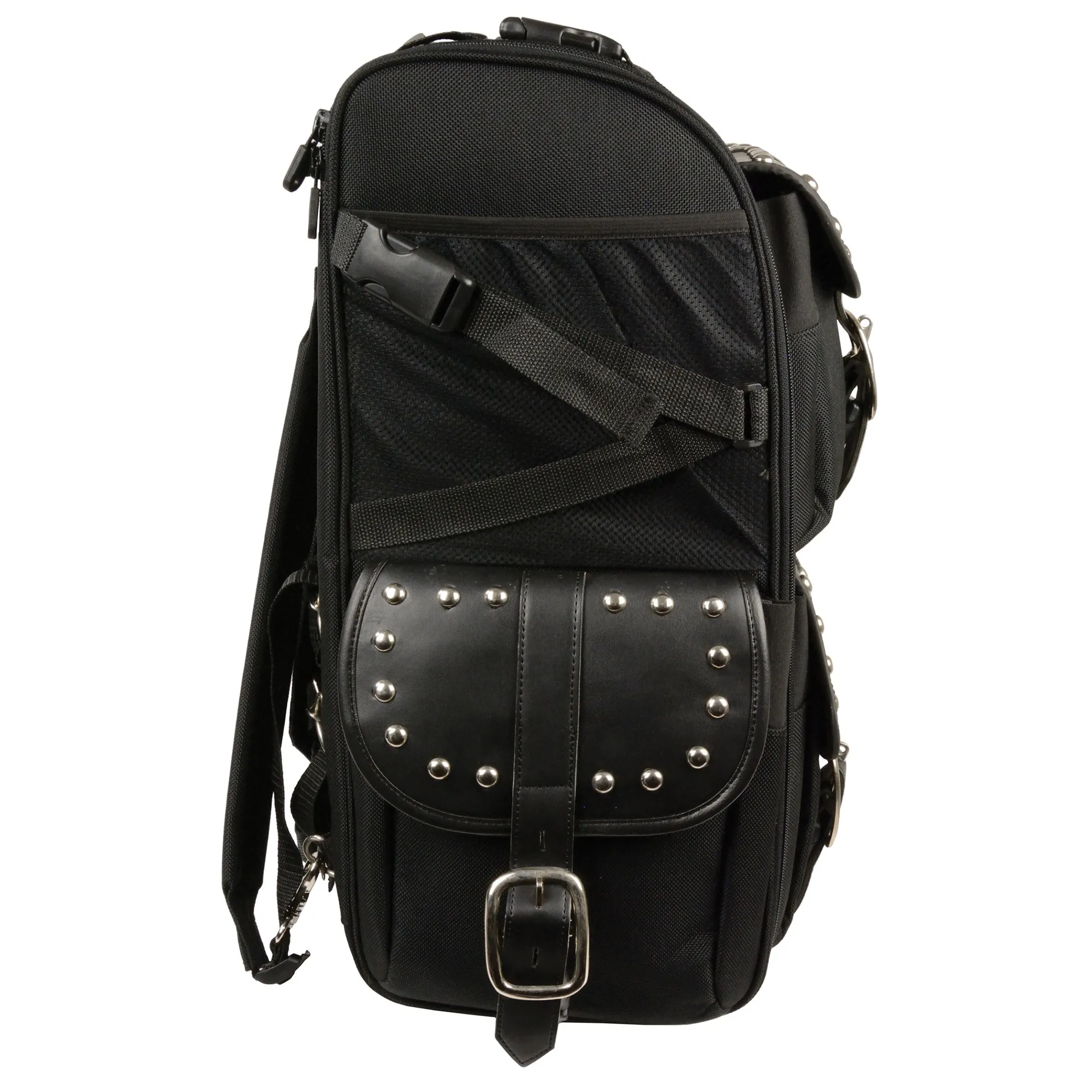 Extra Large Two Piece Studded Nylon Touring Pack (15X21X10)