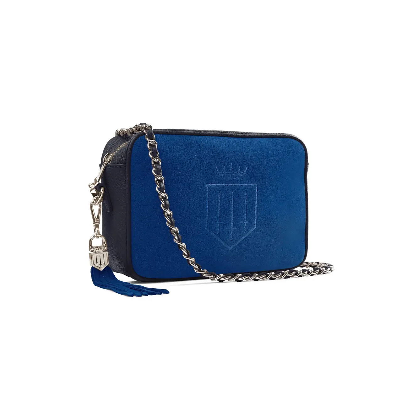 Fairfax & Favor Stockist Exclusive Finsbury Porto Blue Cross Body Bag