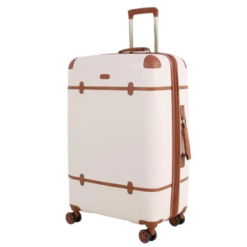 Fantana ABS With PC LICHEE Pattern 4 Wheel Spinner Trolley Case - 32" XL