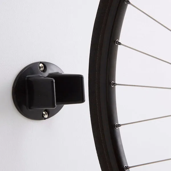 Fender Bike Wall Rack | Swivel Vertical Storage Mount | Tires up to 2.4" Wide