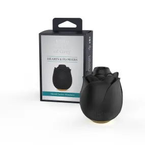 Fifty Shades of Grey - Black Rose Clitoral Air Stimulator (Black)