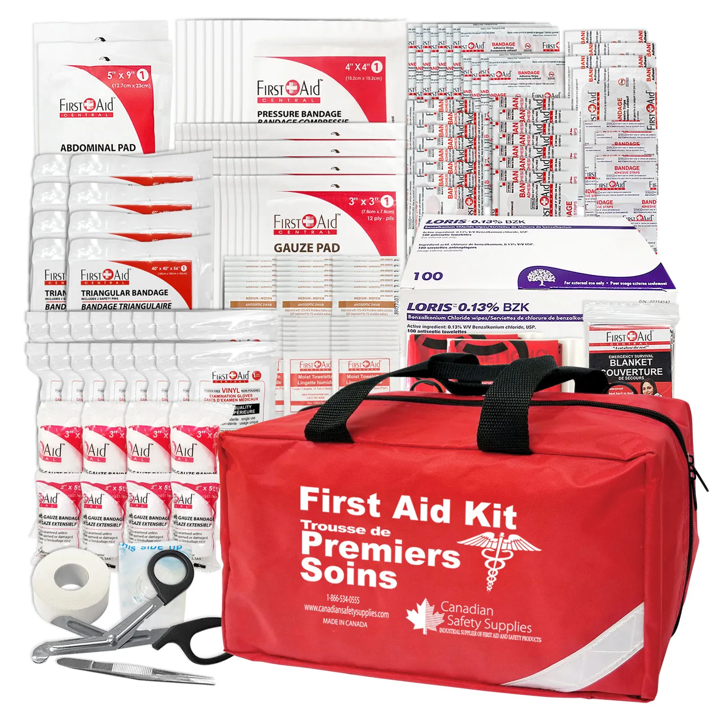 First Aid Kit Type 2 Basic, as per CSA Z1220-17 Standard - Large (51-100 Workers)