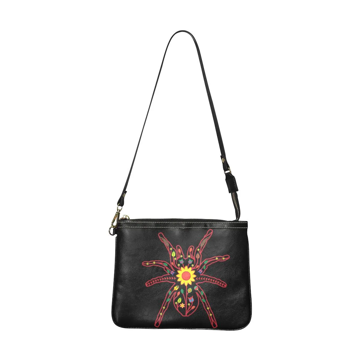 Floral Spider Small Shoulder Bag