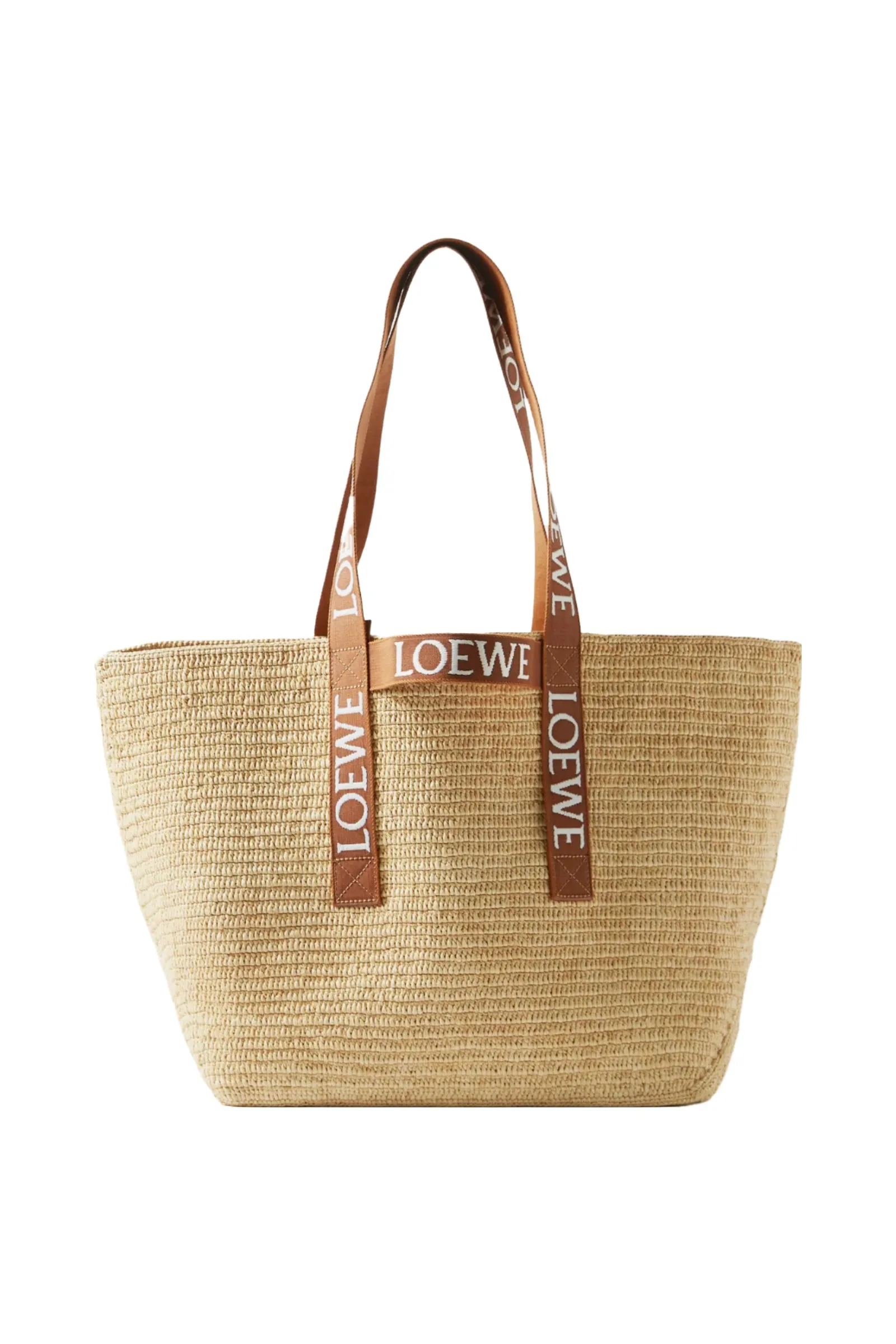 Fold Shopper Raffia Tote Bag