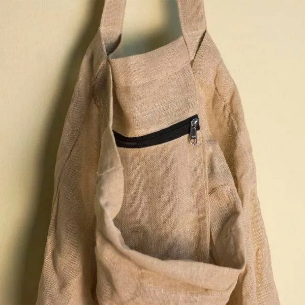 Foldable and Reusable Jute Cotton Shopping Bag