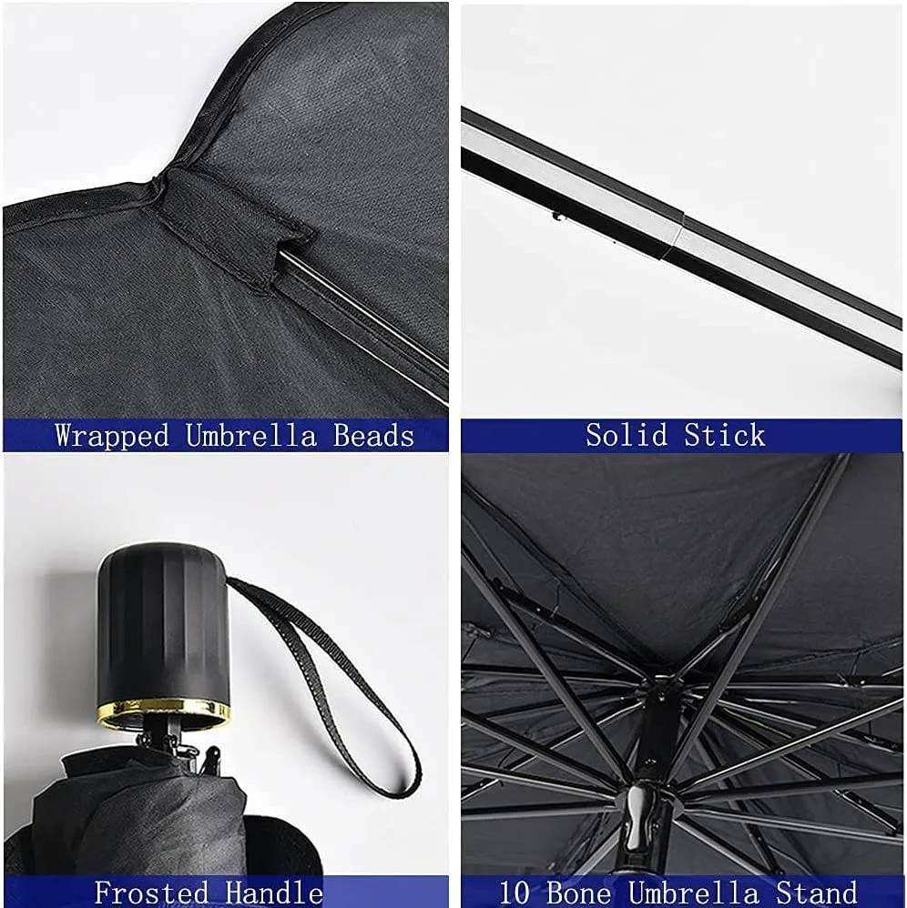 Foldable Car Windshield Sun Shade Umbrella 140x78cm