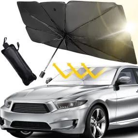 Foldable Car Windshield Sun Shade Umbrella 140x78cm