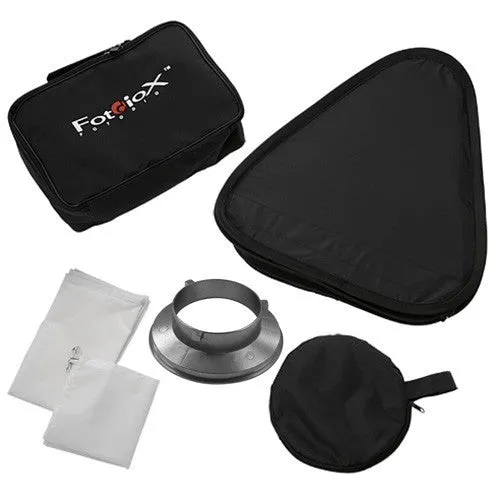 Fotodiox Pro Foldable Softbox PLUS Grid (Eggcrate) with Broncolor Speedring for Broncolor (Impact), Visatec, and Compatible Strobes