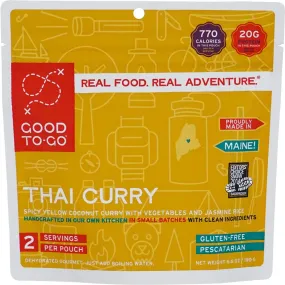 Good to-Go Dehydrated Thai Curry - Double Serving Pouch