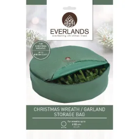 Green Christmas Wreath Storage Bag - 80cm