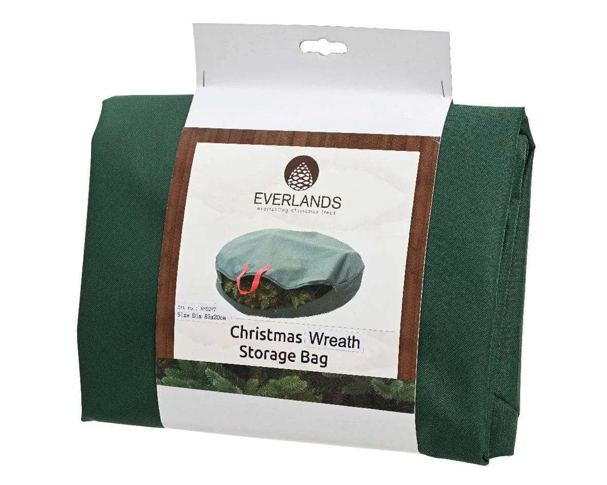 Green Christmas Wreath Storage Bag - 80cm