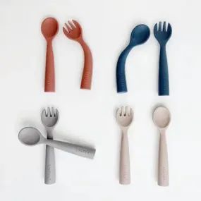 Haakaa Bendy Silicone Cutlery Set