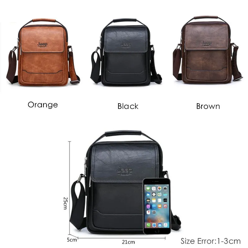 Handbags Business Men Bag New Fashion Men's Shoulder Bags High Quality Leather Casual Messenger Bag New Style