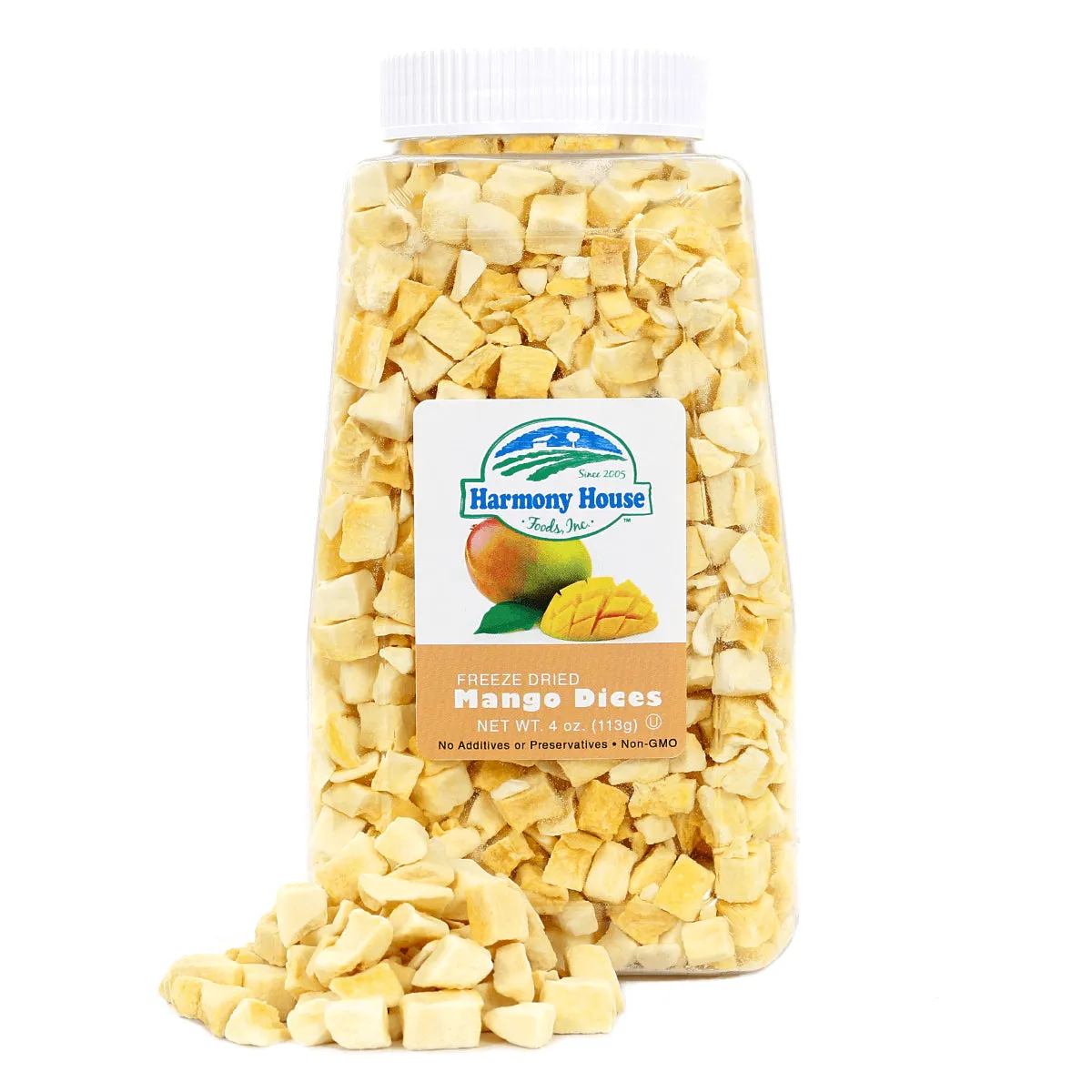 Harmony House Freeze Dried Mangoes (4 oz)