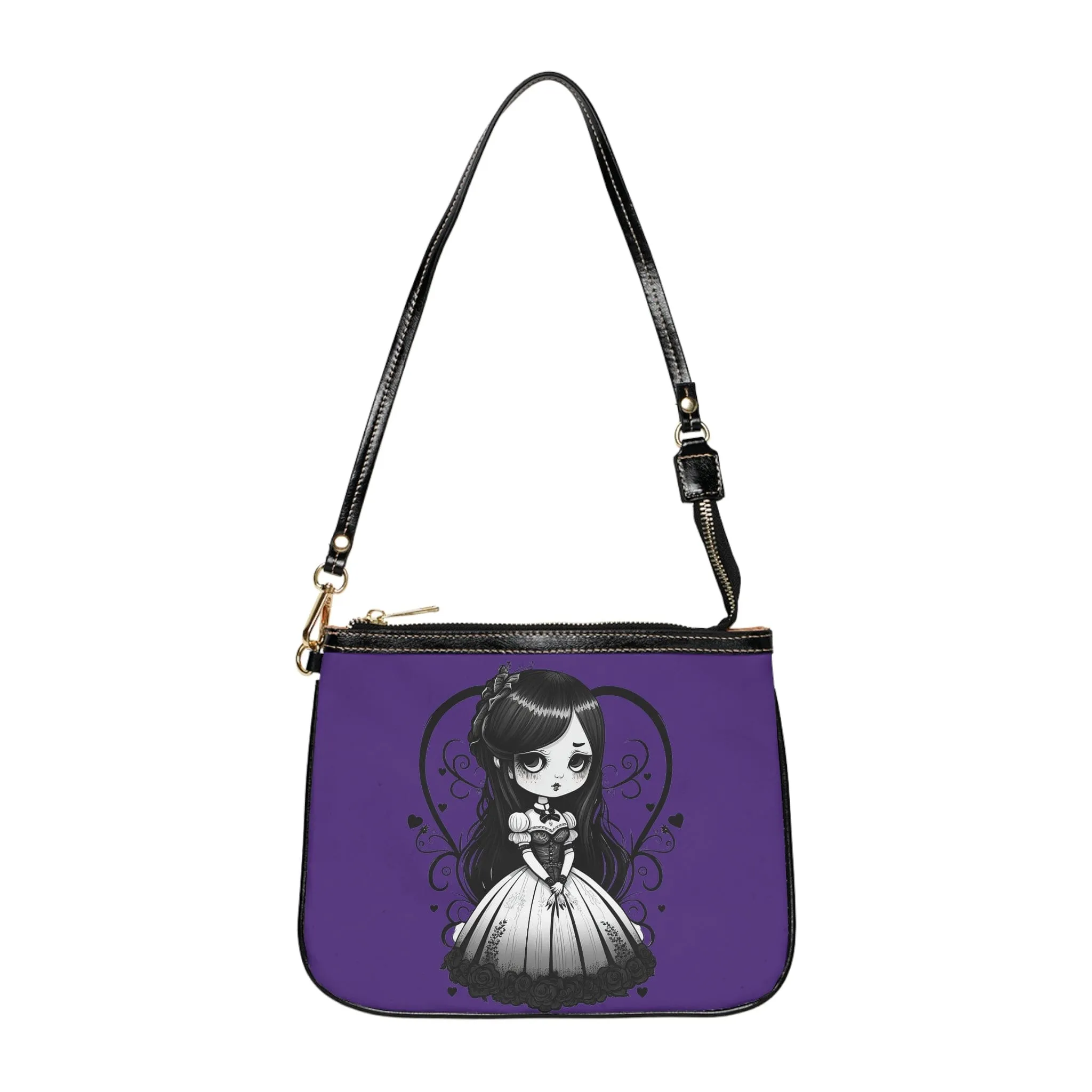 Heart Gothic Girl Small Shoulder Bag