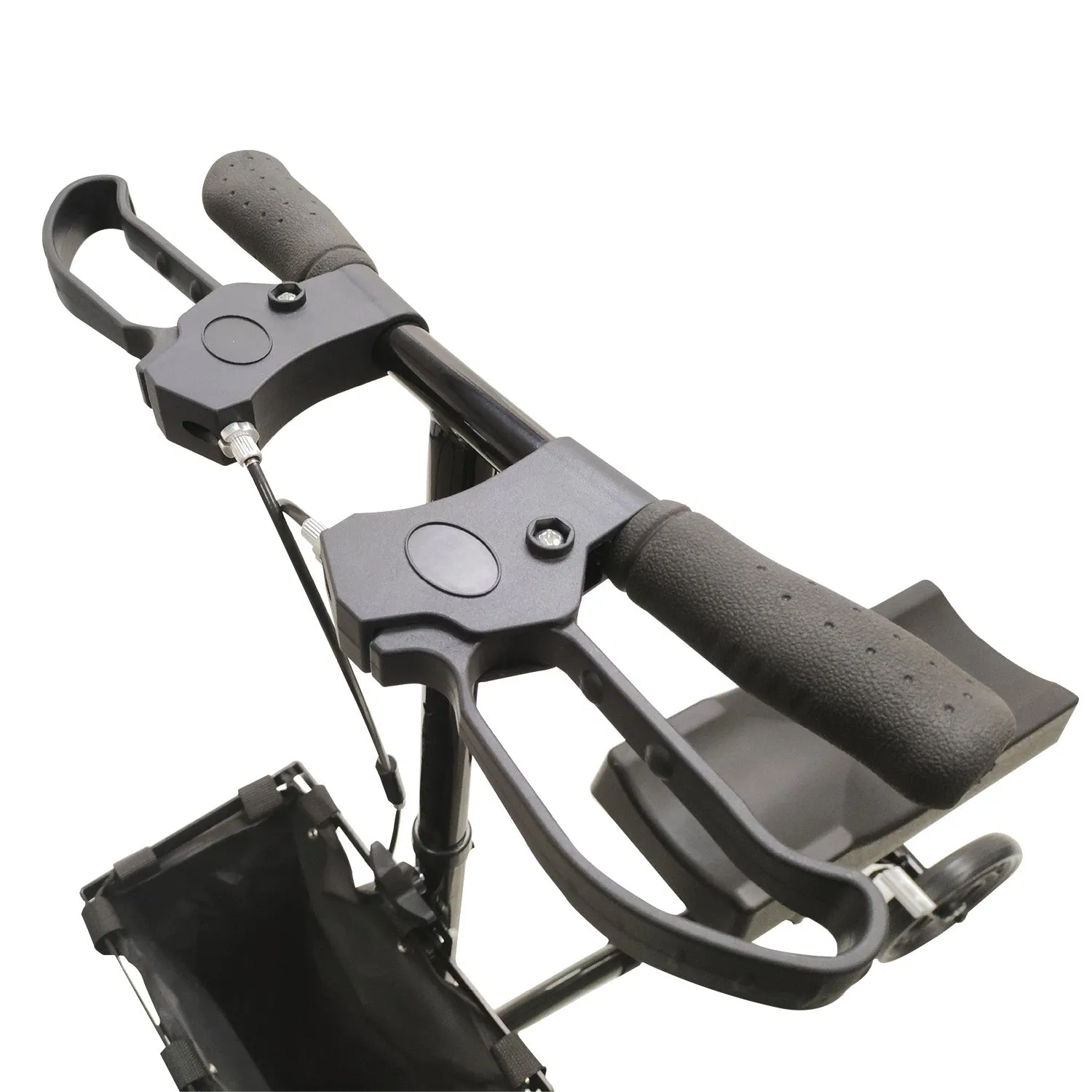 Heavy-Duty Steel Foldable Knee Walker Scooter with Brakes