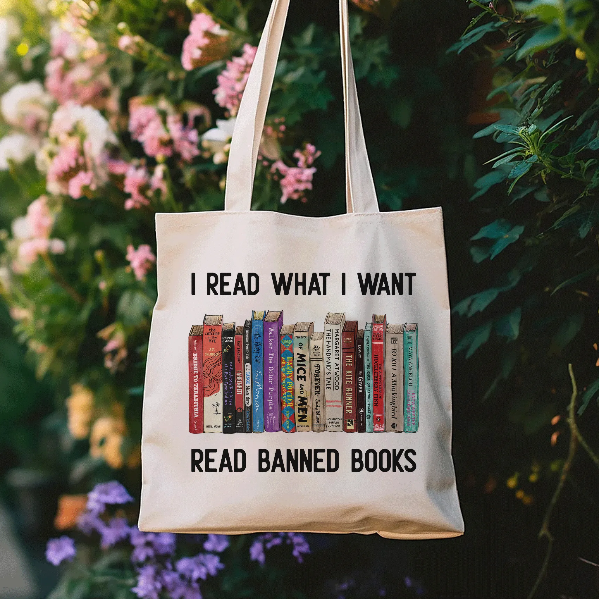 I Read What I Want Read Banned Books Book Lover Gift TBW207