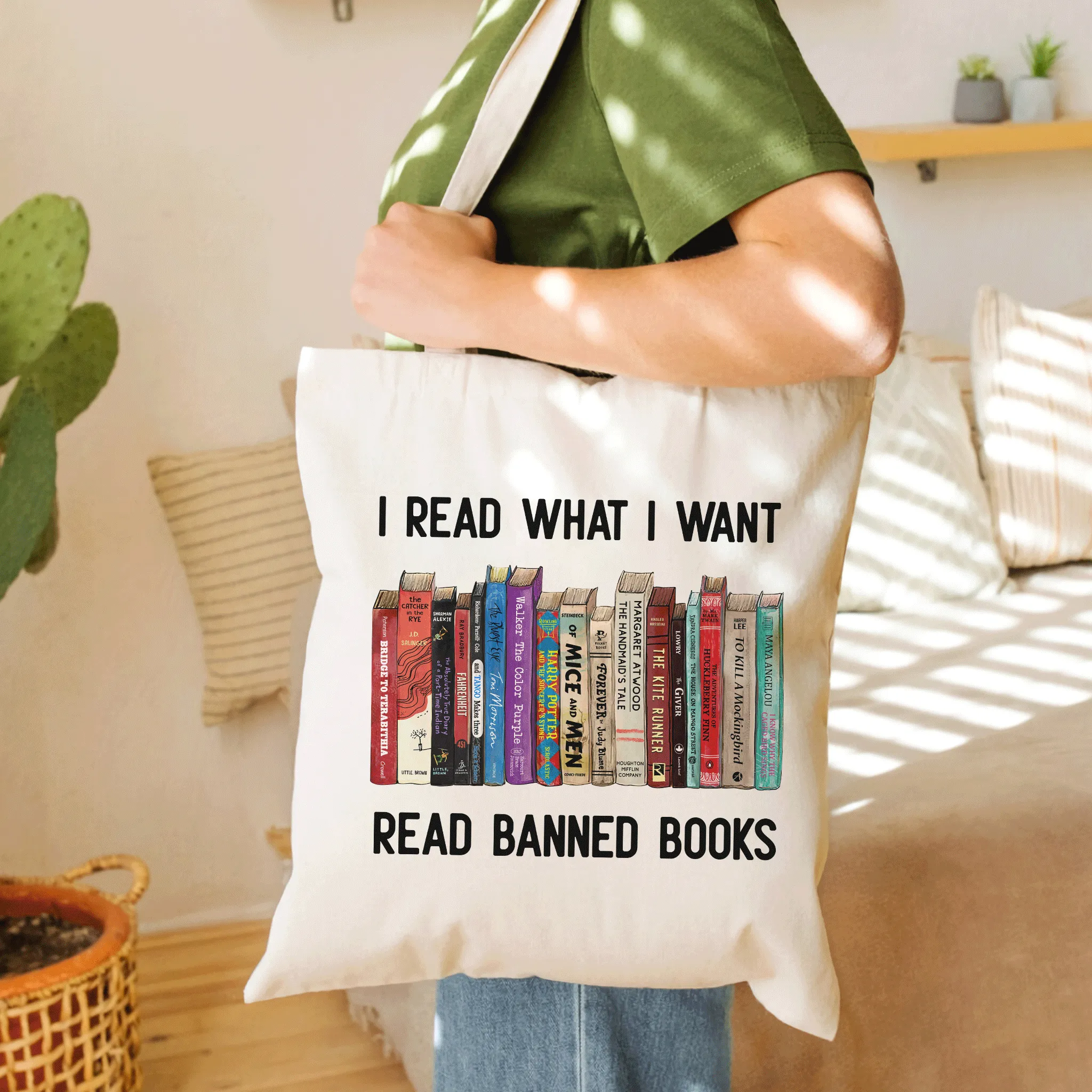 I Read What I Want Read Banned Books Book Lover Gift TBW207