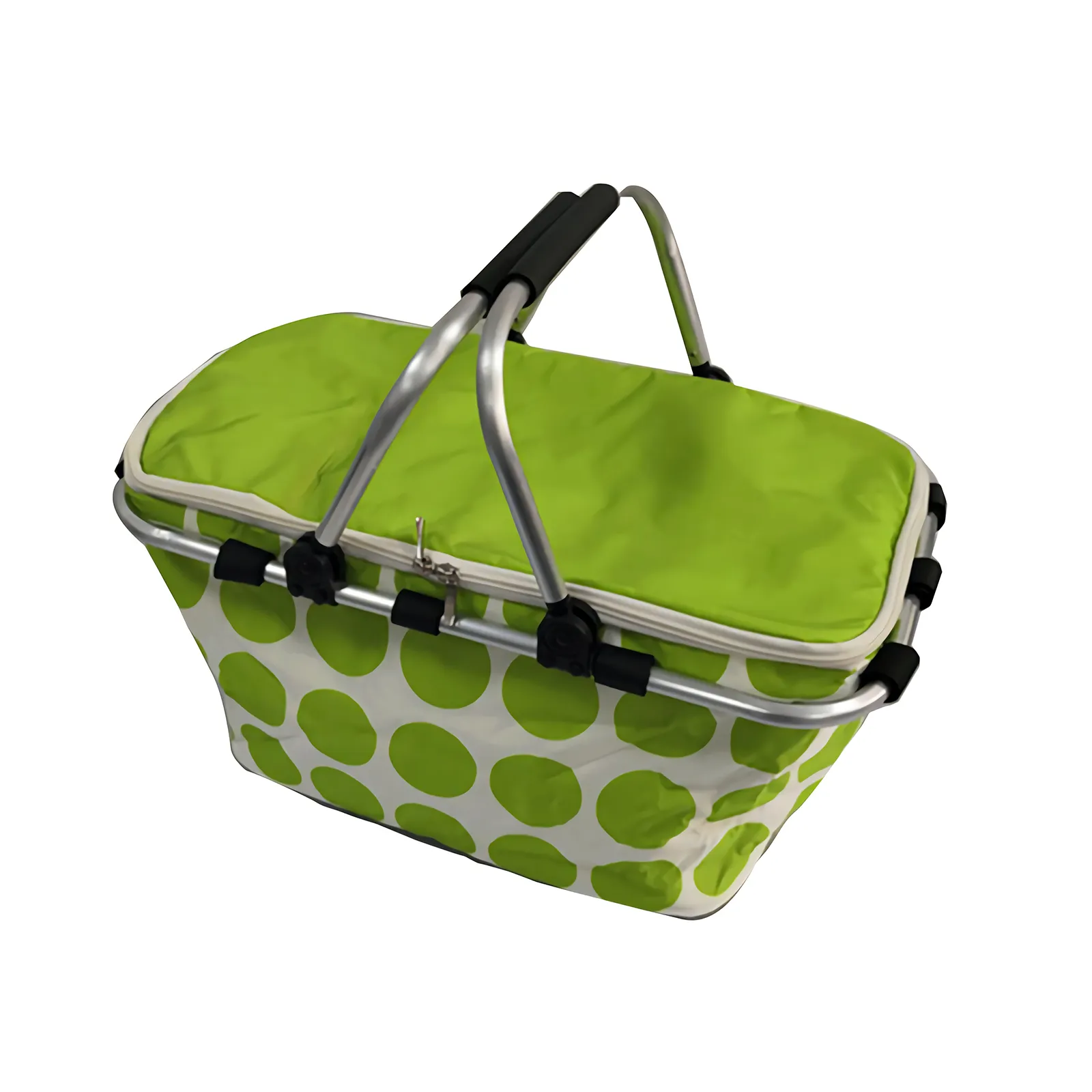 Insulated Foldable Picnic Basket Bag Large Capacity Oxford