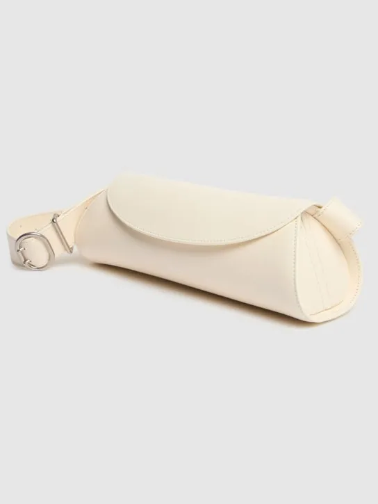 Jil Sander   Small Cannolo leather shoulder bag 