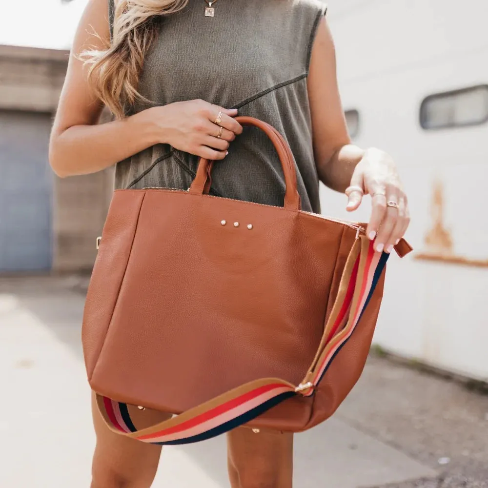 KAIA VEGAN LEATHER TRAVEL BAG